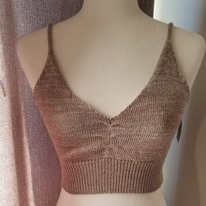 Amuse Society knit crop top